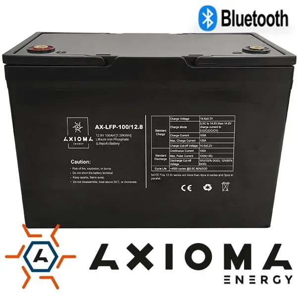 Акумулятор літієвий LiFePo4 12.8В 100A, AX-LFP-100-12.8, AXIOMA energy