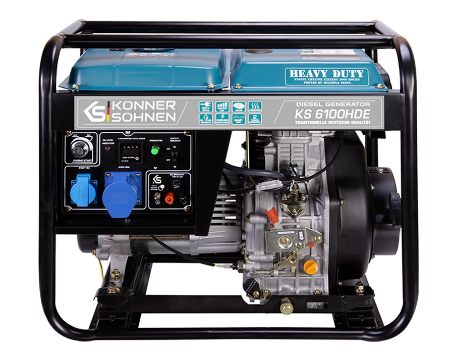 Генератор дизельный Konner&Sohnen KS 6100HDE